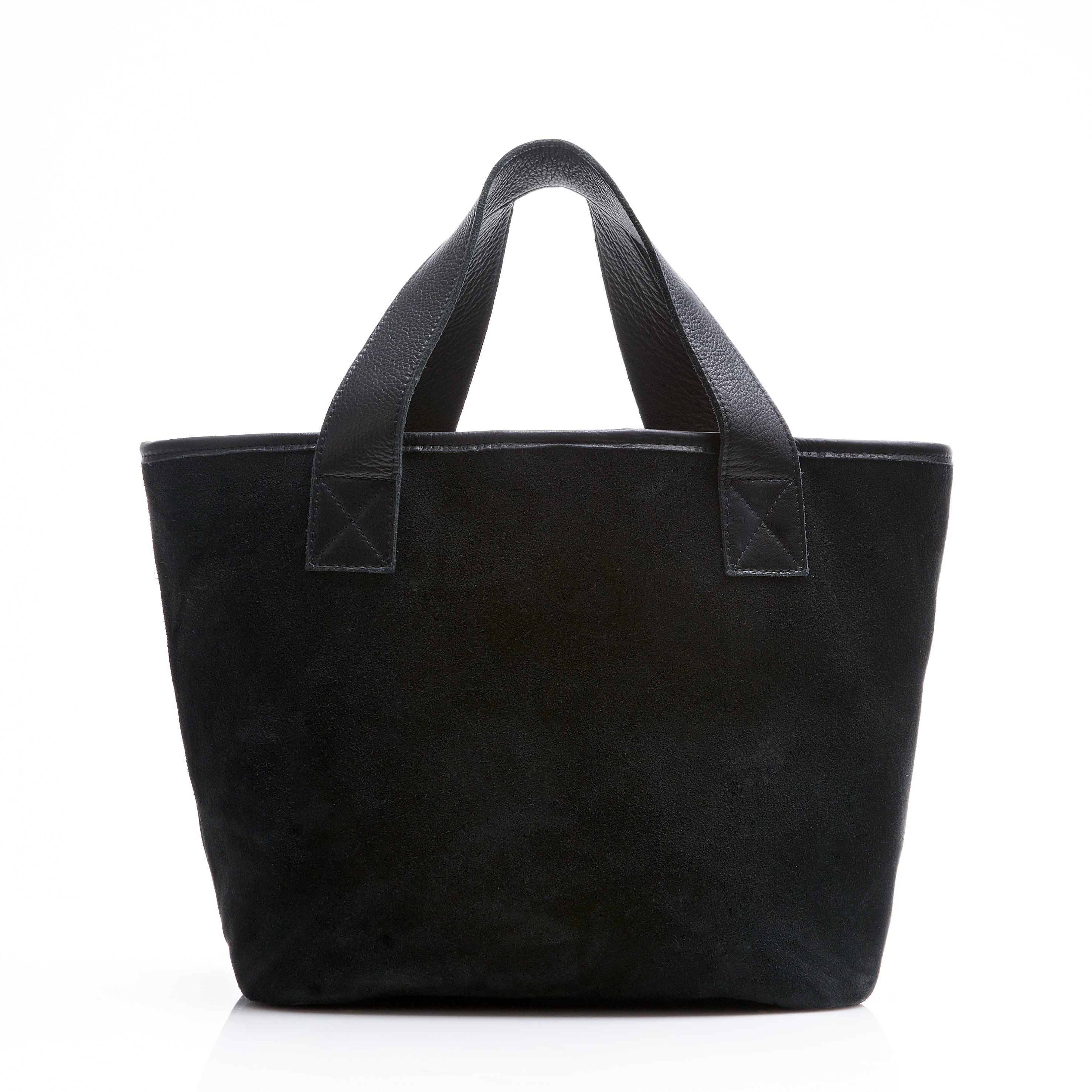 Gordes Tote in Black Suede