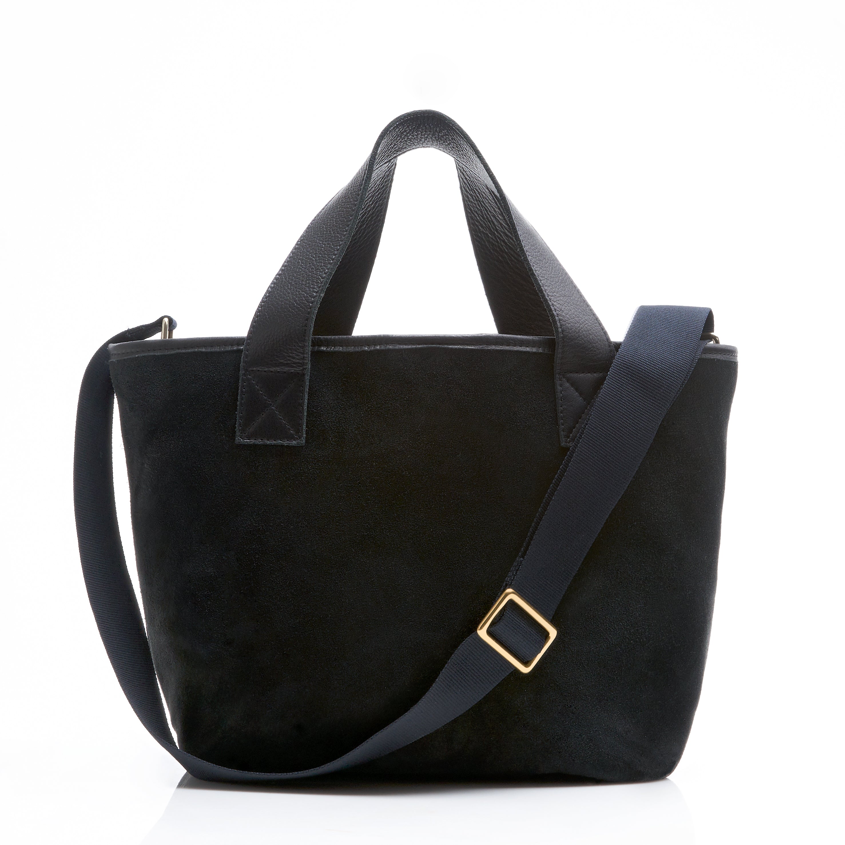 Gordes Tote in Black Suede