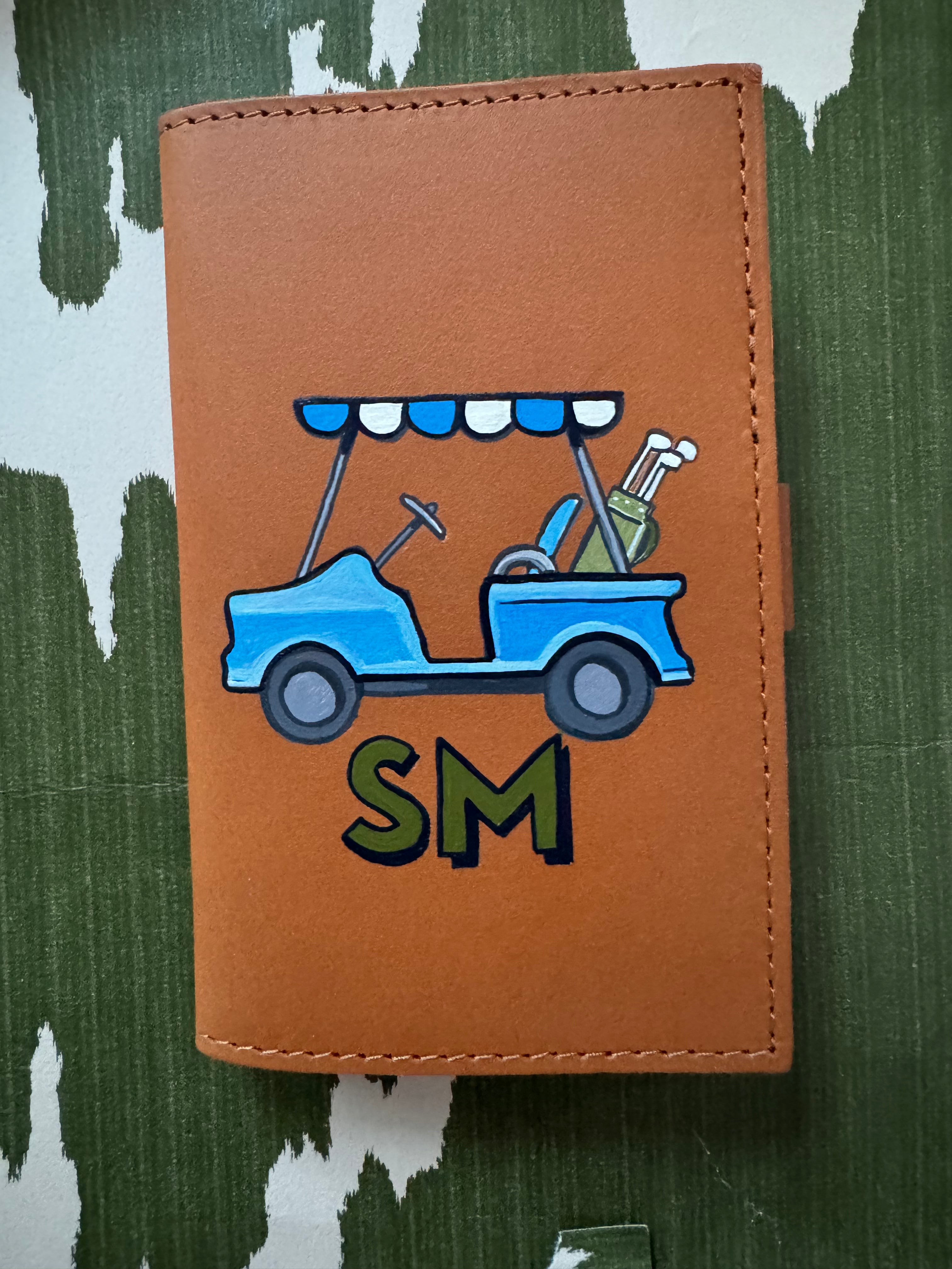 Golf Score Card Case