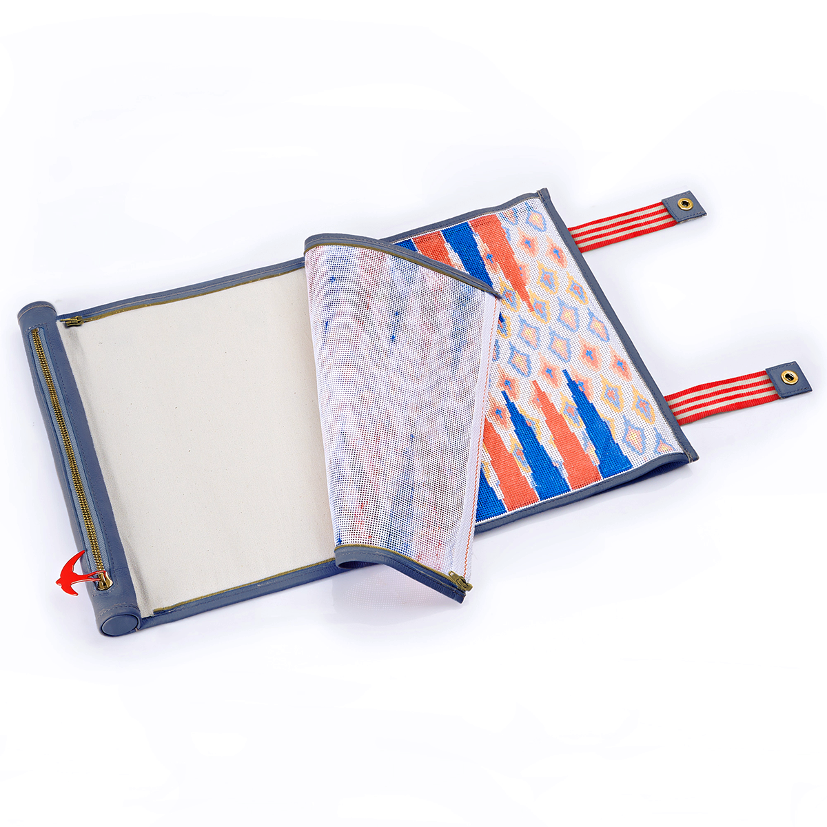 Anne Fisher Travel Needlepoint Backgammon- Pre-Order